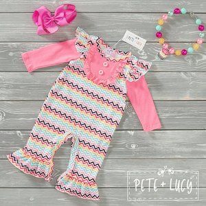 Pete & Lucy Little girl Romper